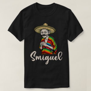 T-shirt Smiguel Mexicain Drôle Chapeau Mexicain