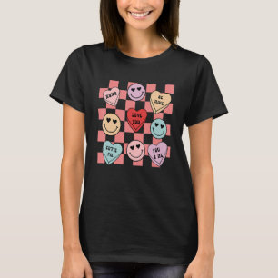 T-shirt Smile Face XOXO Soyez mien Heureux Valentines Jour