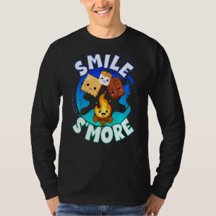T-shirt Smile S'more Wortspiel Weekend Clamping Boys