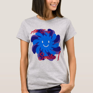 T-shirt Smiley Face Toute La Journée Sourires Tee