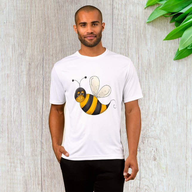 T-shirt Smiling Bee Fun Bumblebee Character (Créateur téléchargé)