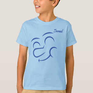 T-shirt Smiling Face Personnalisable Boy's