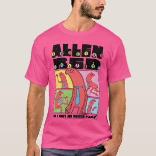 T-shirt Smiling Friends Allen Red Puis-je avoir mon fromag