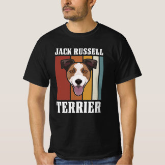T-shirt Smiling Jack Russell Terrier Retro