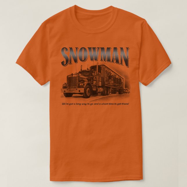 T-shirt Smokey et Bandits Snowman (Design devant)