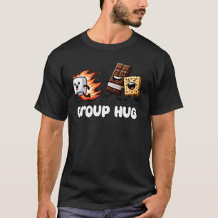 T-shirt Smores Group Hug Camping Funny Graphisme