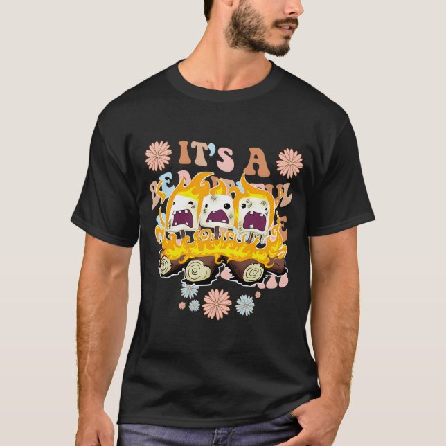 T-shirt S'Mores Love Campfires An Outdoors Adventure (Devant)