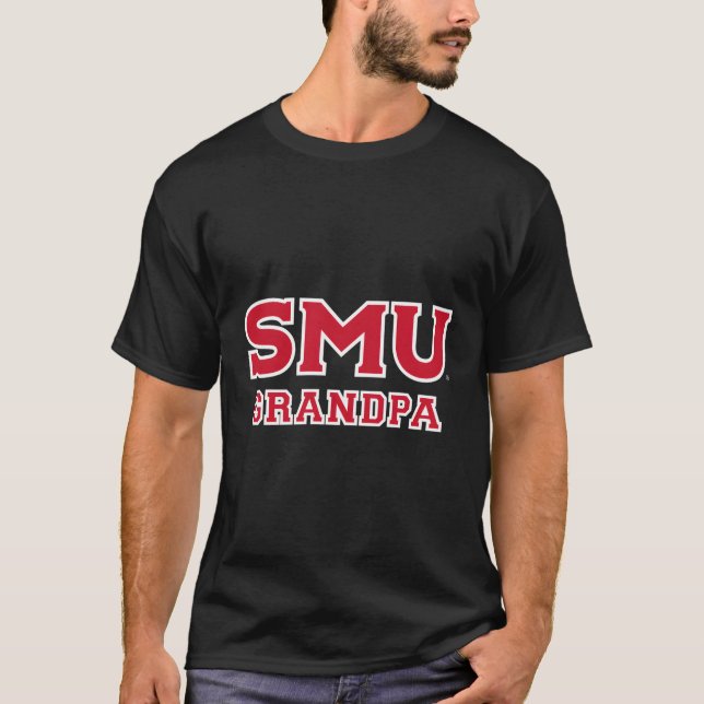 T-shirt Smu Mustangs, grand-père méthodiste du sud (Devant)