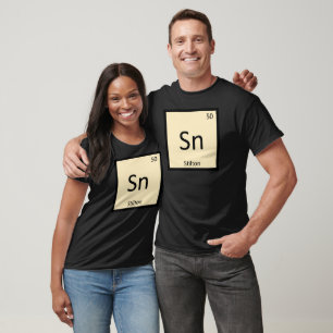 T-shirt Sn - Chimie du fromage de Stilton Tableau périodiq