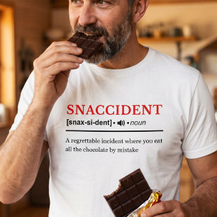 T-shirt Snaccident - Définition de dictionnaire personnali