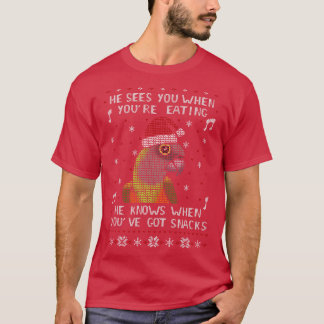 T-shirt Snack de Noël Homme perroquet sénégal