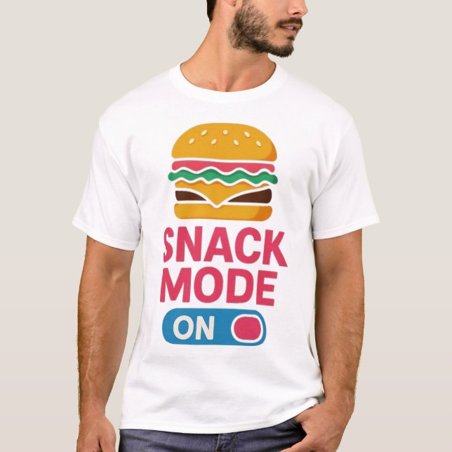 T-shirt Snack Mode Burger (Devant)