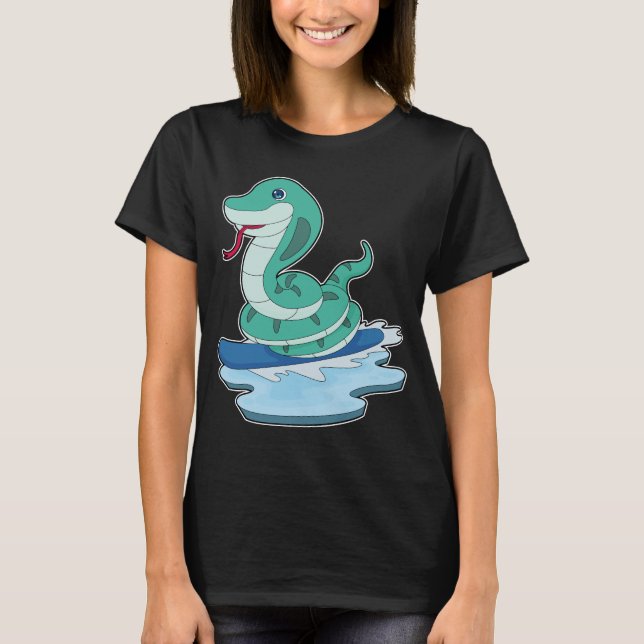 T-shirt Snack Snowboard Sports d'hiver (Devant)