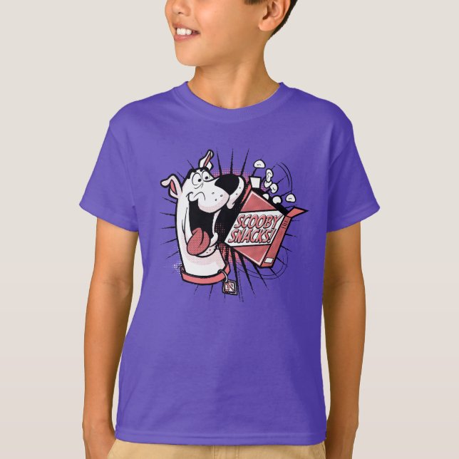T-shirt Snacks Scooby Doo demi-teinte Scooby (Devant)
