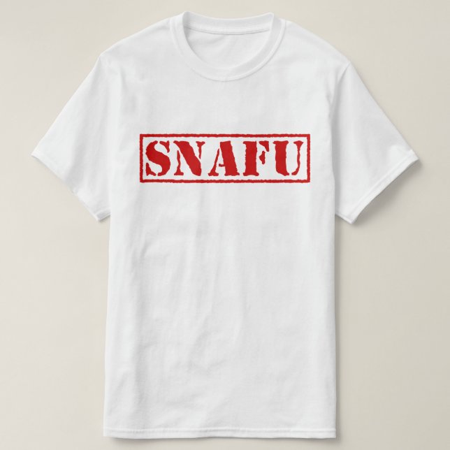 T-SHIRT SNAFU (Design devant)