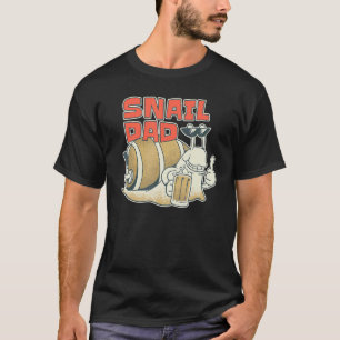 T-shirt Snail Papa Rare Snail Keeper Animal Slug Snail