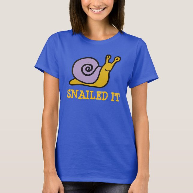 T-shirt Snailed il chemise (Devant)