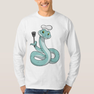 T-shirt Snake as Cook avec Chef casquette