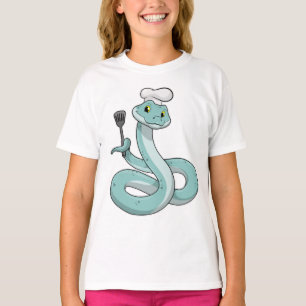 T-shirt Snake as Cook avec Chef casquette