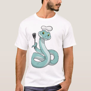 T-shirt Snake as Cook avec Chef casquette