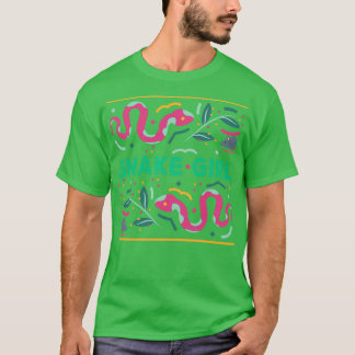 T-SHIRT SNAKE FILLE FILLE PETITE CUTE HOBBY
