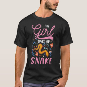 T-shirt Snake Girl Adder Python Corn Snake