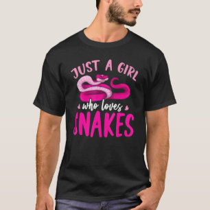 T-shirt Snake Girls Reptile Keeper Animal Femmes Snake 1