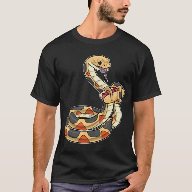 T-shirt Snake Hotdog (Devant)
