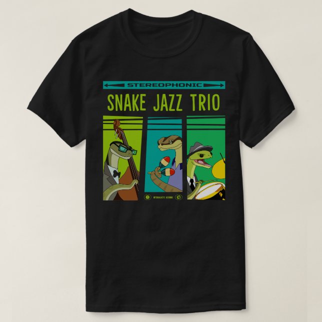 T-shirt Snake Jazz vinyle (Design devant)