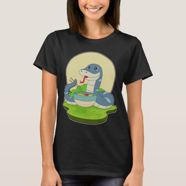 T-shirt Snake Ramen (Devant)