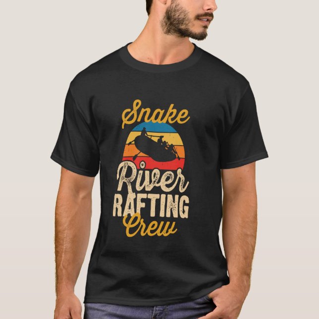 T-shirt Snake River Rafting Crew River Rafting Squad (Devant)