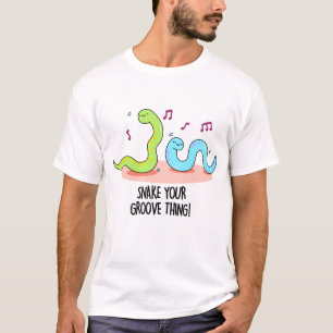 T-shirt Snake Your Groove Thé Amusant Disco Pun