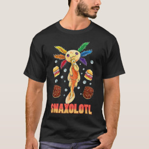 T-shirt Snaolotl Funny Cute Aolotl Amour Alimentaire Prése