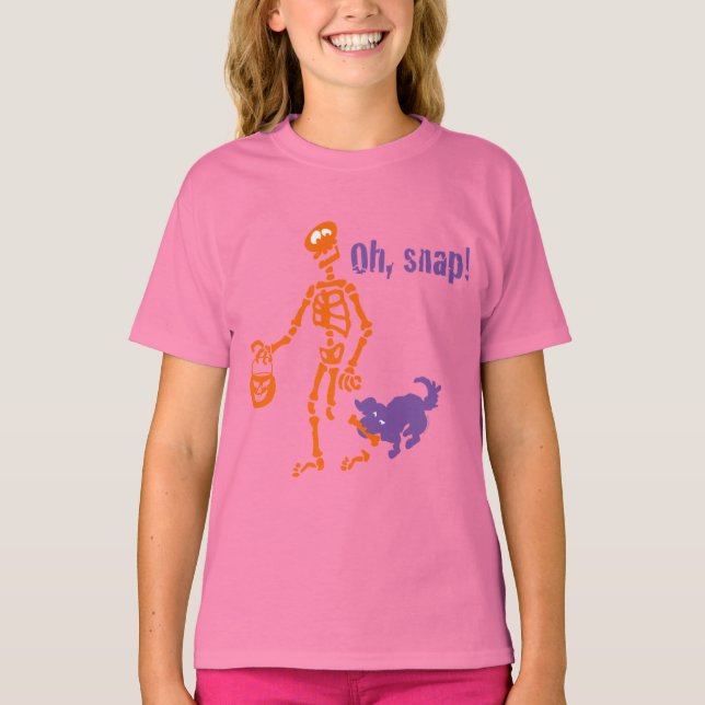 T-shirt Snap Skeleton (Devant)