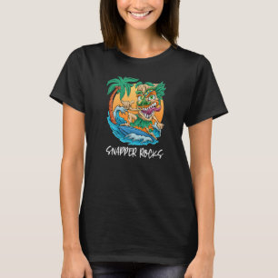 T-shirt Snapper Rocks Australie Palm Tree Surfing Beach Va