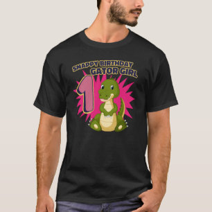 T-shirt Snappy 1er anniversaire Gator Girl