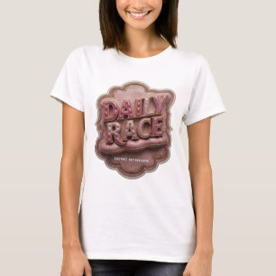 T-shirt Snappy Gold COURSE QUOTIDIENNE QUI NE VA NULLE PAR