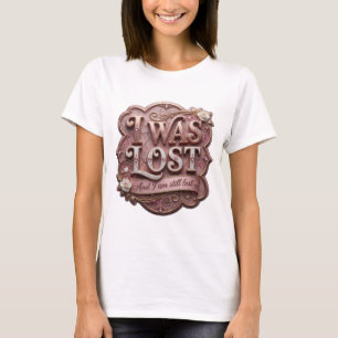 T-shirt Snappy Gold J'ÉTAIS PERDU ET JE SUIS TOUJOURS PERD