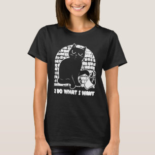 T-shirt Snarky Chat Sarcastique Sarcasme Rude Ironie Je fa