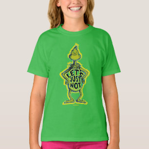 T-shirt Snarky Grinch   Drôle Ne citons pas