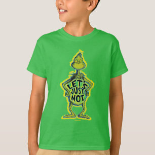 T-shirt Snarky Grinch   Drôle Ne citons pas