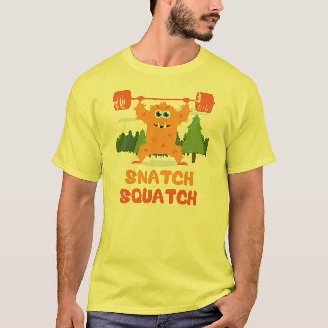 T-shirt Snatch Squatch (Devant)