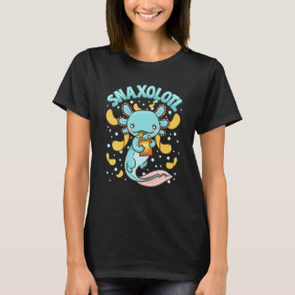 T-shirt Snaxolotl adorable et mignon Axolotl Snacking