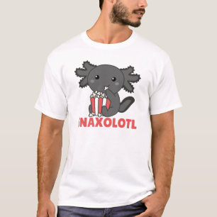 T-shirt Snaxolotl Axolotl Amateurs de doux animaux Popcorn