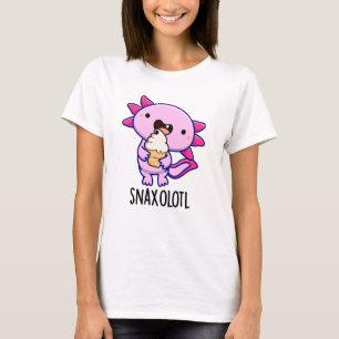 T-shirt Snaxolotl Funny Axolotl Pun