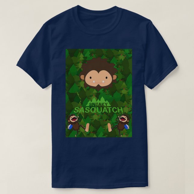 T-shirt Sneaky Sasquatch (Design devant)