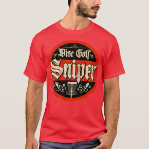 T-shirt Sniper de golf sur disque vintage