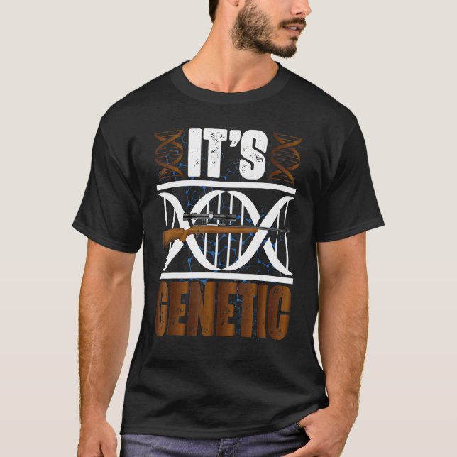 T-shirt Sniper Rifle c'est un chasseur de sniper militaire (Devant)