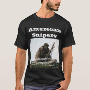 T-shirt Snipers américain