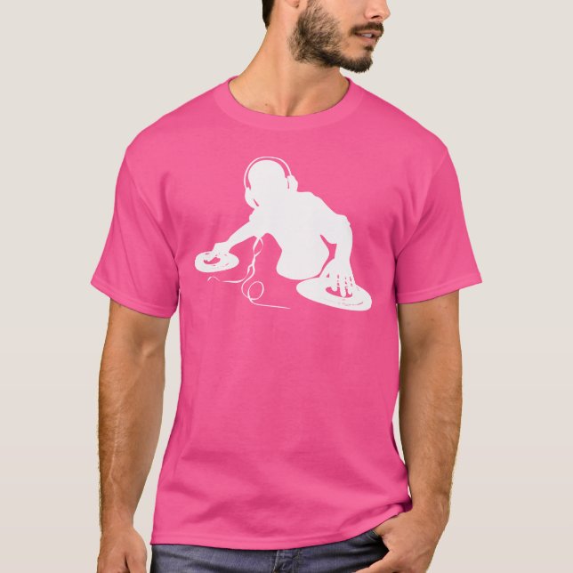 T-shirt Snirt Dj Avec Motif Dj Techno House Edm Music (Devant)